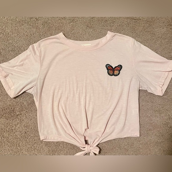 ROMWE Other - ROMWE Pink Short Sleeve Top Size Girls 6